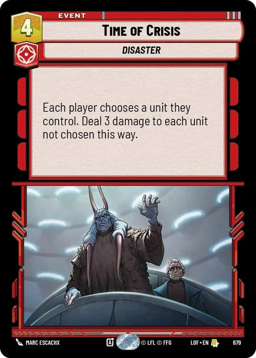Time of Crisis (679) (Foil) (679) [Legends of the Force] - for just $0.10! 