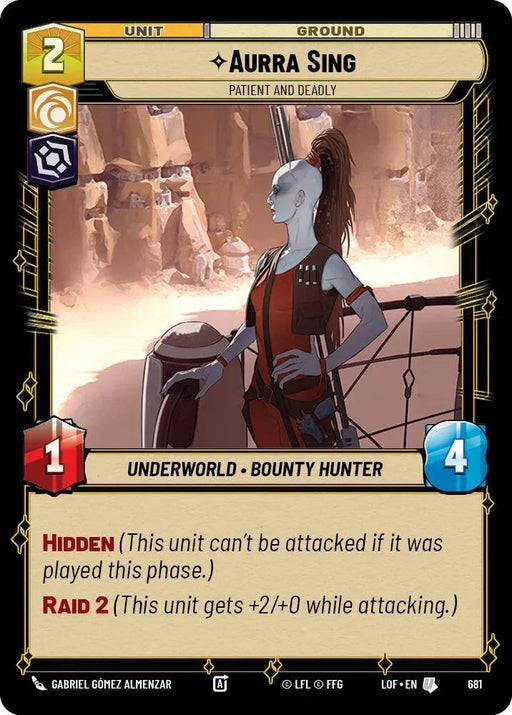Aurra Sing (681) - Patient and Deadly (Foil) (681) [Legends of the Force] - for just $0.10! 