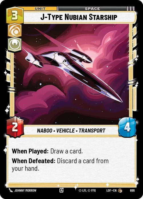 J-Type Nubian Starship (696) (Foil) (696) [Legends of the Force] - for just $0.10! 