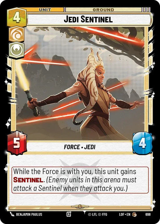 Jedi Sentinel (698) (Foil) (698) [Legends of the Force] - for just $0.10! 