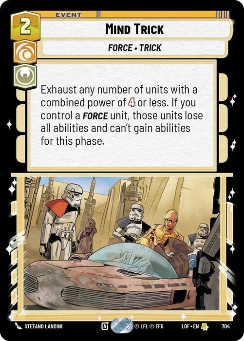 Mind Trick (704) (Foil) (704) [Legends of the Force] - for just $0.10! 