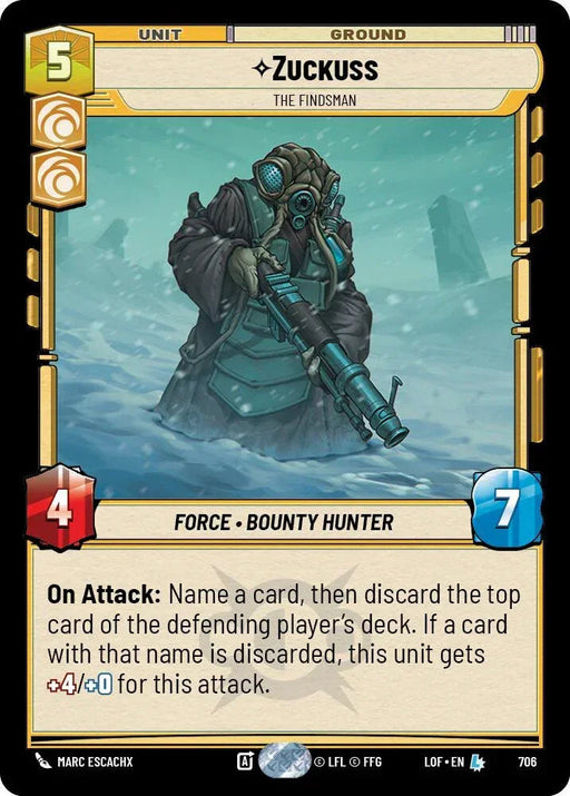 Zuckuss (706) - The Findsman (Foil) (706) [Legends of the Force] - for just $0.25! 
