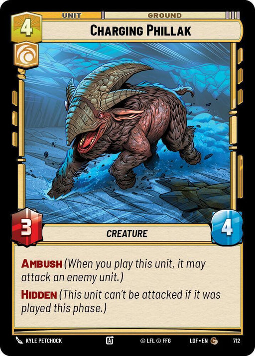 Charging Phillak (712) (Foil) (712) [Legends of the Force] - for just $0.10! 