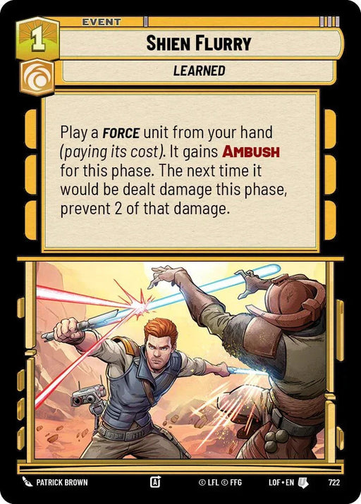 Shien Flurry (722) (Foil) (722) [Legends of the Force] - for just $0.10! 