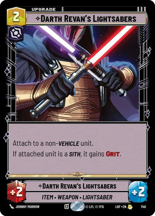 Darth Revan's Lightsabers (740) (Foil) (740) [Legends of the Force] - for just $0.40! 