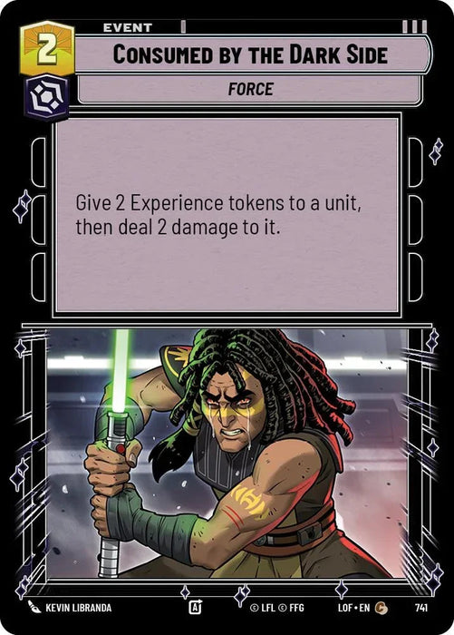 Consumed by the Dark Side (741) (Foil) (741) [Legends of the Force] - for just $0.10! 
