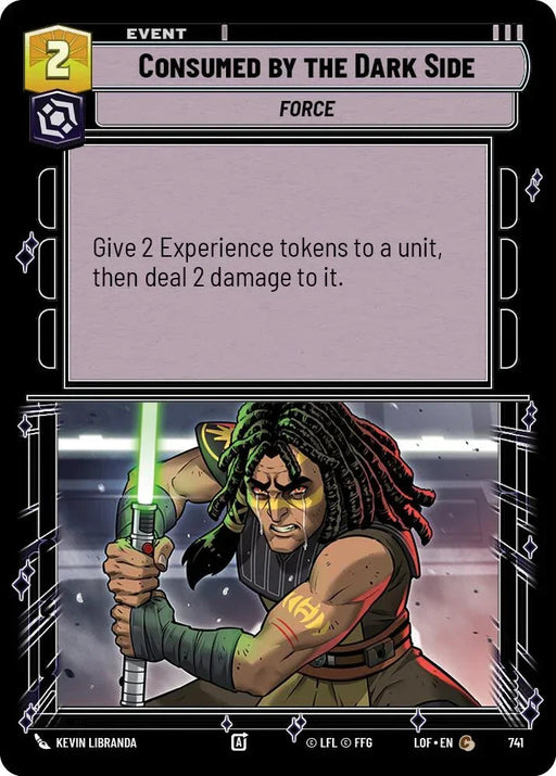 Consumed by the Dark Side (741) (Foil) (741) [Legends of the Force] - for just $0.10! 