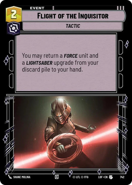 Flight of the Inquisitor (742) (Foil) (742) [Legends of the Force] - for just $0.10! 