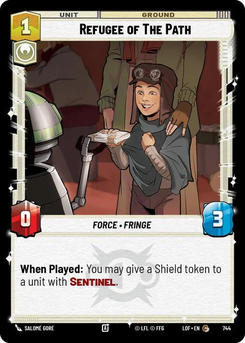 Refugee of The Path (744) (Foil) (744) [Legends of the Force] - for just $0.10! 