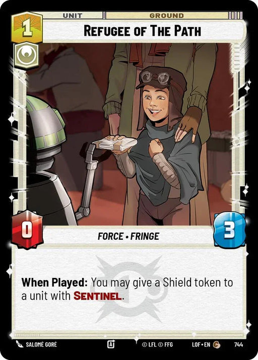 Refugee of The Path (744) (Foil) (744) [Legends of the Force] - for just $0.10! 
