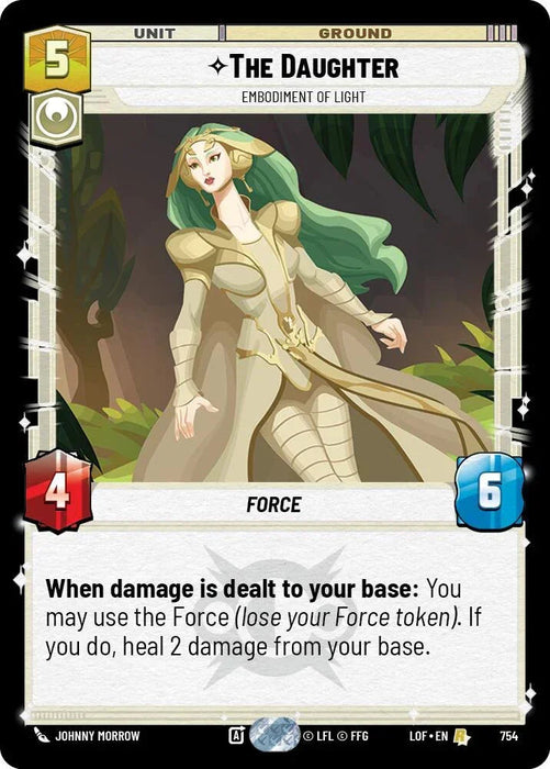 The Daughter (754) - Embodiment of Light (Foil) (754) [Legends of the Force] - for just $0.15! 