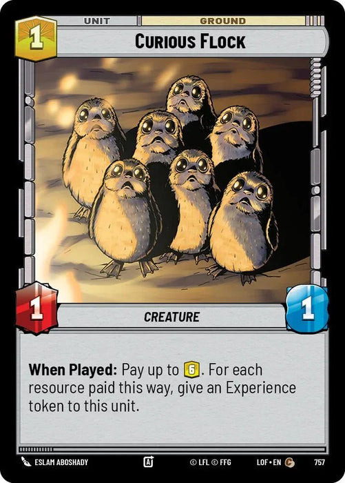 Curious Flock (757) (Foil) (757) [Legends of the Force] - for just $0.10! 