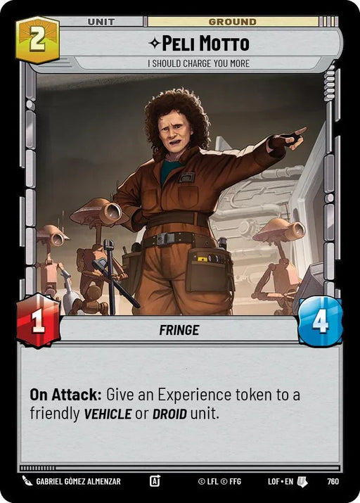Peli Motto (760) - I Should Charge You More (Foil) (760) [Legends of the Force] - for just $0.10! 