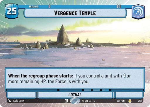 Vergence Temple (767) (Hyperspace Foil) (767) [Legends of the Force] - for just $2.80! 