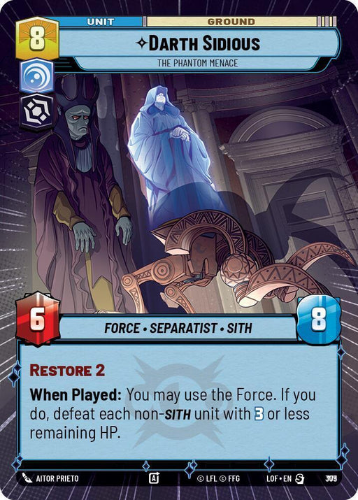 Darth Sidious (779) - The Phantom Menace (Hyperspace Foil) (779) [Legends of the Force] - for just $1.15! 
