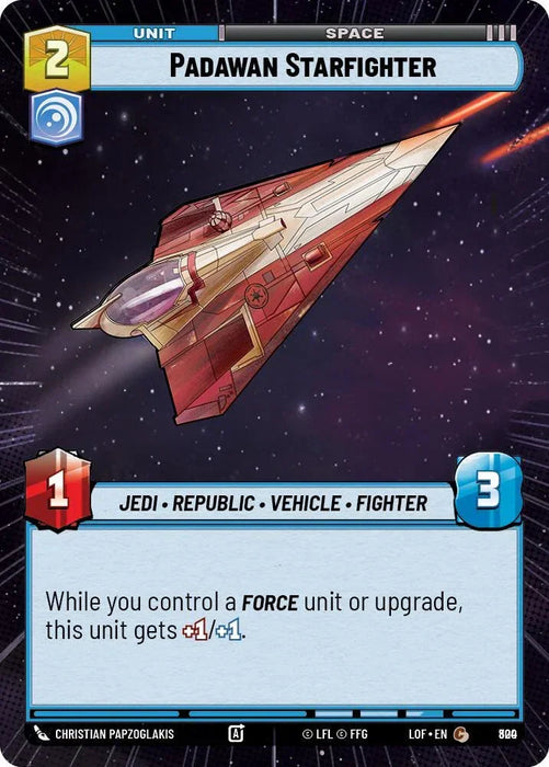 Padawan Starfighter (800) (Hyperspace Foil) (800) [Legends of the Force] - for just $0.15! 