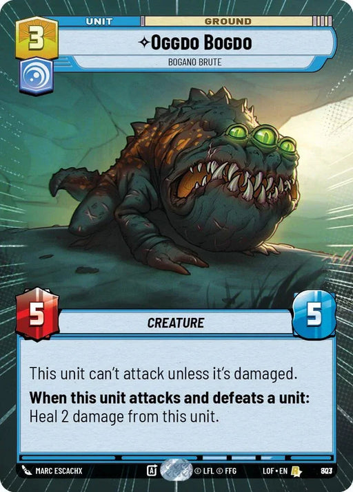 Oggdo Bogdo (803) - Bogano Brute (Hyperspace Foil) (803) [Legends of the Force] - for just $1.70! 