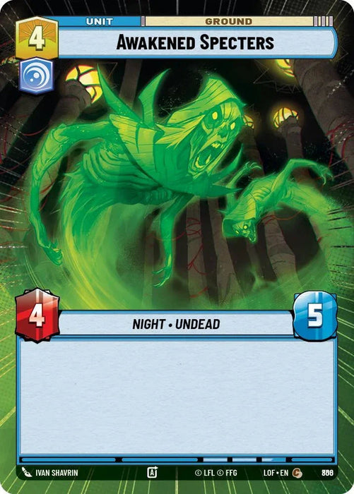 Awakened Specters (806) (Hyperspace Foil) (806) [Legends of the Force] - for just $0.10! 