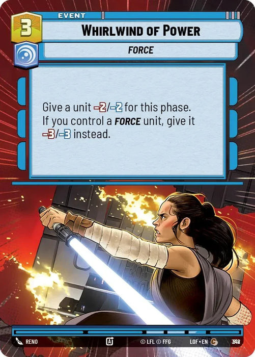Whirlwind of Power (818) (Hyperspace Foil) (818) [Legends of the Force] - for just $0.15! 