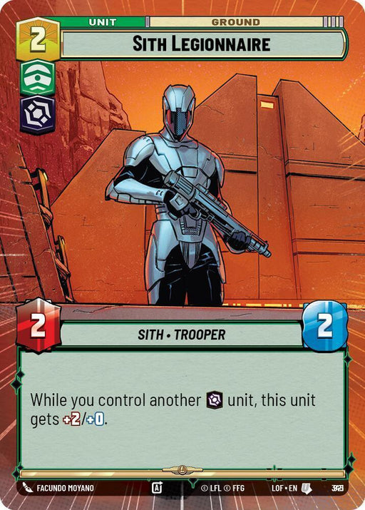 Sith Legionnaire (821) (Hyperspace Foil) (821) [Legends of the Force] - for just $0.20! 