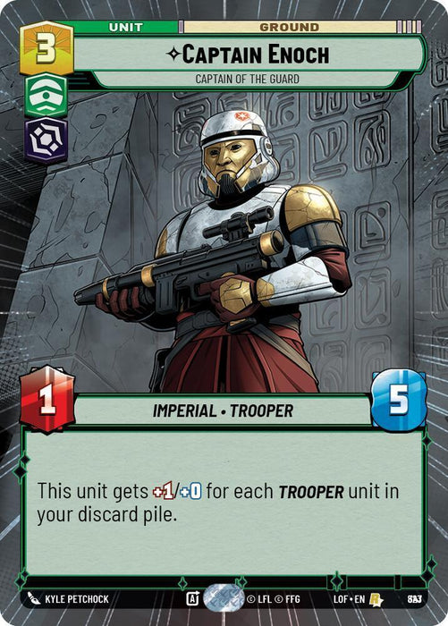 Captain Enoch (823) - Captain of the Guard (Hyperspace Foil) (823) [Legends of the Force] - for just $0.60! 