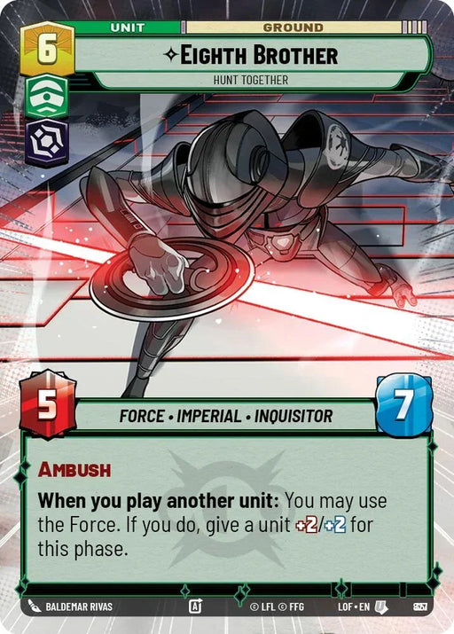 Eighth Brother (827) - Hunt Together (Hyperspace Foil) (827) [Legends of the Force] - for just $0.25! 