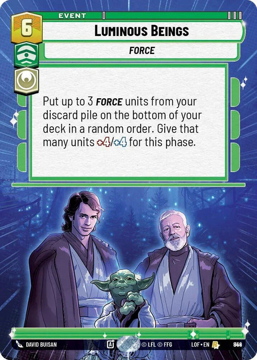 Luminous Beings (844) (Hyperspace Foil) (844) [Legends of the Force] - for just $0.40! 
