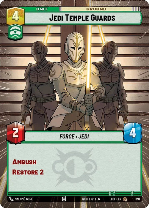 Jedi Temple Guards (853) (Hyperspace Foil) (853) [Legends of the Force] - for just $0.15! 