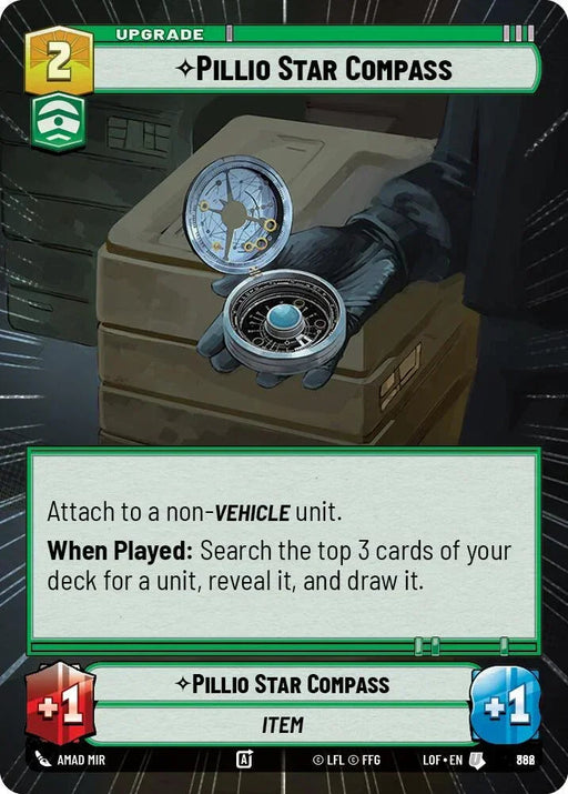 Pillio Star Compass (862) (Hyperspace Foil) (862) [Legends of the Force] - for just $0.10! 