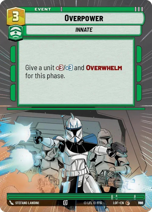 Overpower (866) (Hyperspace Foil) (866) [Legends of the Force] - for just $0.15! 