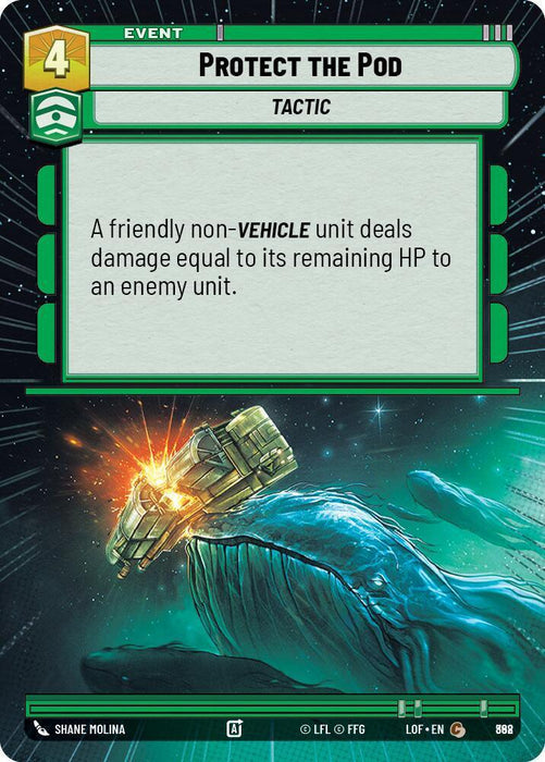 Protect the Pod (868) (Hyperspace Foil) (868) [Legends of the Force] - for just $0.20! 