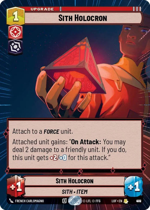 Sith Holocron (878) (Hyperspace Foil) (878) [Legends of the Force] - for just $1.10! 
