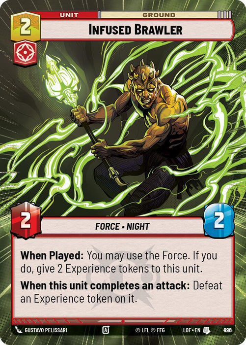 Infused Brawler (896) (Hyperspace Foil) (896) [Legends of the Force] - for just $0.20! 