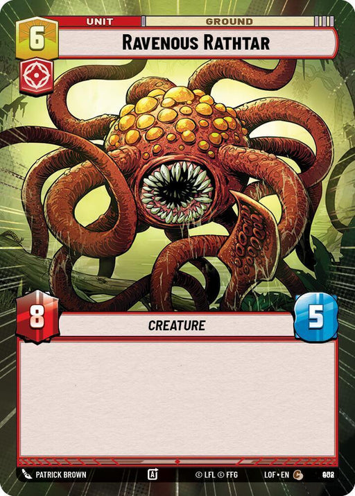 Ravenous Rathtar (908) (Hyperspace Foil) (908) [Legends of the Force] - for just $0.10! 