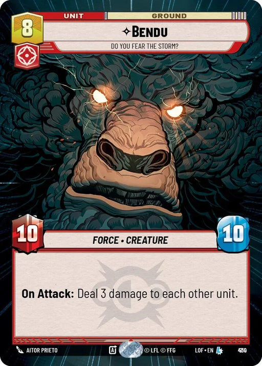 Bendu (910) - Do You Fear the Storm? (Hyperspace Foil) (910) [Legends of the Force] - for just $0.60! 