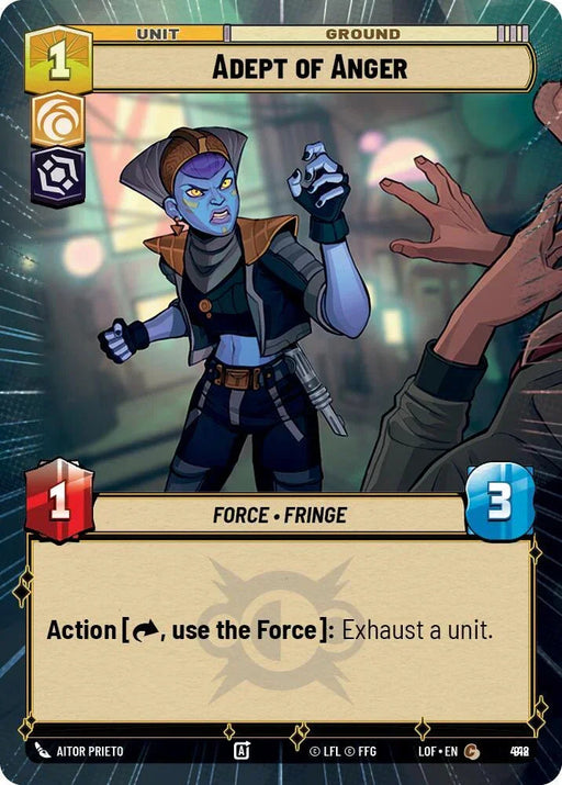 Adept of Anger (918) (Hyperspace Foil) (918) [Legends of the Force] - for just $0.10! 