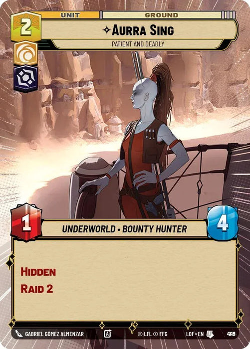 Aurra Sing (919) - Patient and Deadly (Hyperspace Foil) (919) [Legends of the Force] - for just $0.75! 