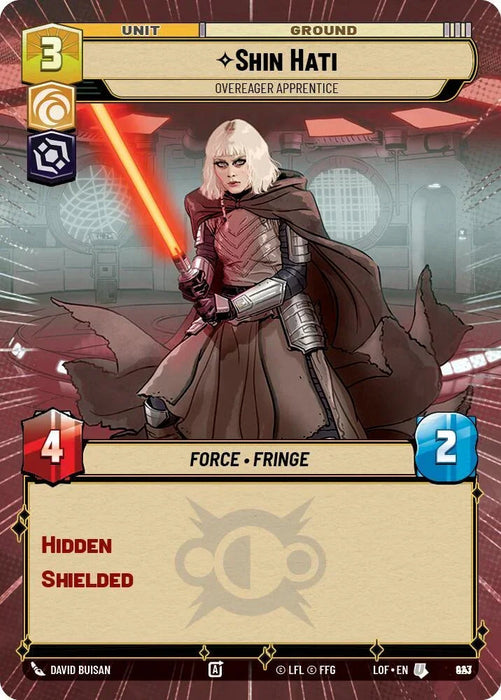 Shin Hati (923) - Overeager Apprentice (Hyperspace Foil) (923) [Legends of the Force] - for just $0.30! 