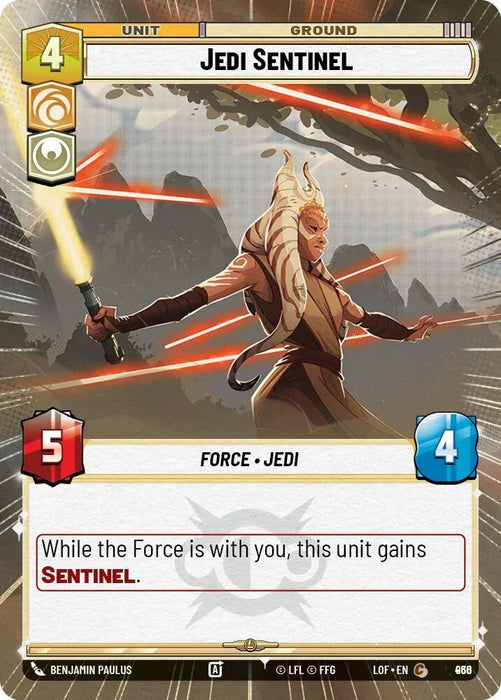Jedi Sentinel (936) (Hyperspace Foil) (936) [Legends of the Force] - for just $0.15! 