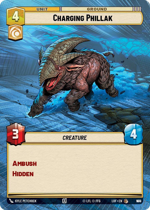 Charging Phillak (950) (Hyperspace Foil) (950) [Legends of the Force] - for just $0.15! 