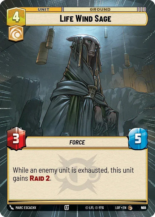 Life Wind Sage (952) (Hyperspace Foil) (952) [Legends of the Force] - for just $0.10! 
