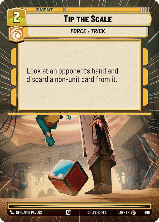 Tip the Scale (966) (Hyperspace Foil) (966) [Legends of the Force] - for just $0.15! 