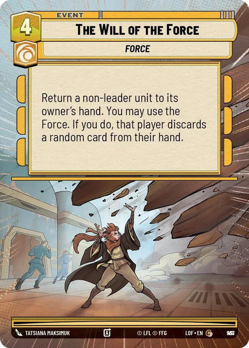 The Will of the Force (967) (Hyperspace Foil) (967) [Legends of the Force] - for just $0.20! 