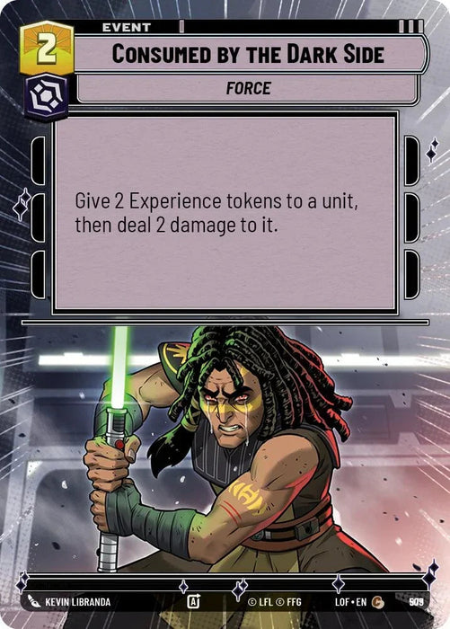 Consumed by the Dark Side (979) (Hyperspace Foil) (979) [Legends of the Force] - for just $0.15! 
