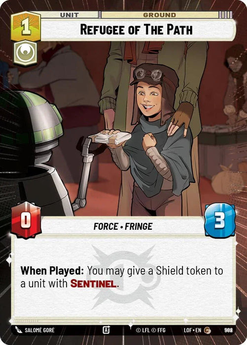Refugee of The Path (982) (Hyperspace Foil) (982) [Legends of the Force] - for just $0.10! 