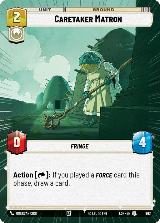 Caretaker Matron (983) (Hyperspace Foil) (983) [Legends of the Force] - for just $0.10! 