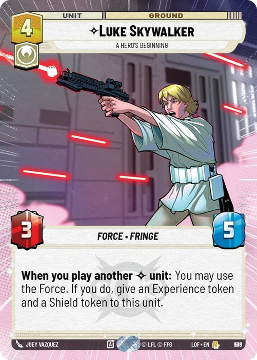 Luke Skywalker (989) - A Hero's Beginning (Hyperspace Foil) (989) [Legends of the Force] - for just $0.75! 