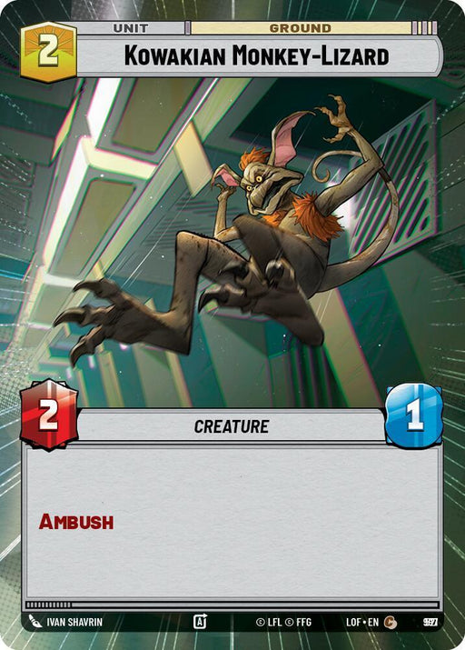 Kowakian Monkey-Lizard (997) (Hyperspace Foil) (997) [Legends of the Force] - for just $0.10! 