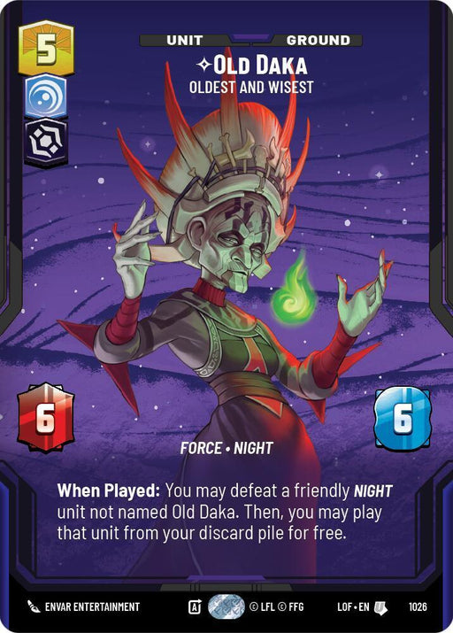 Old Daka (1026) - Oldest and Wisest (Prestige) (1026) [Legends of the Force] - for just $0.45! 