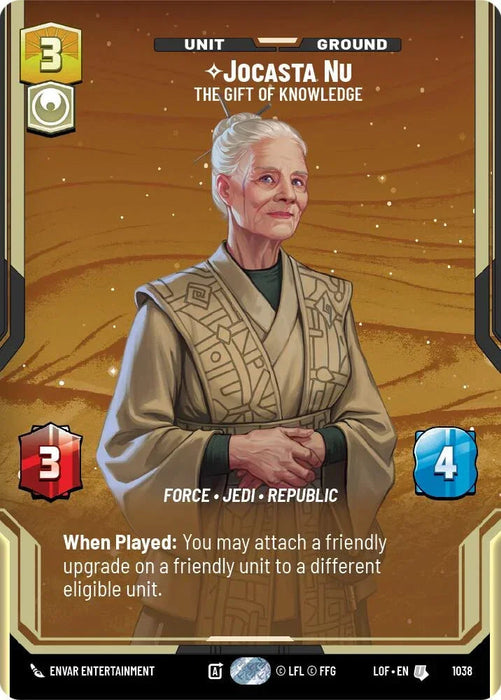 Jocasta Nu (1038) - The Gift of Knowledge (Prestige) (1038) [Legends of the Force] - for just $0.35! 